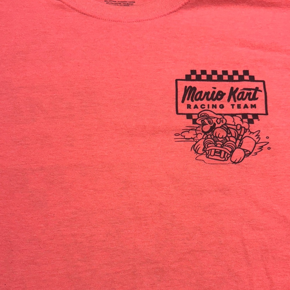 Nintendo Mario Kart Racing Team Pink Top